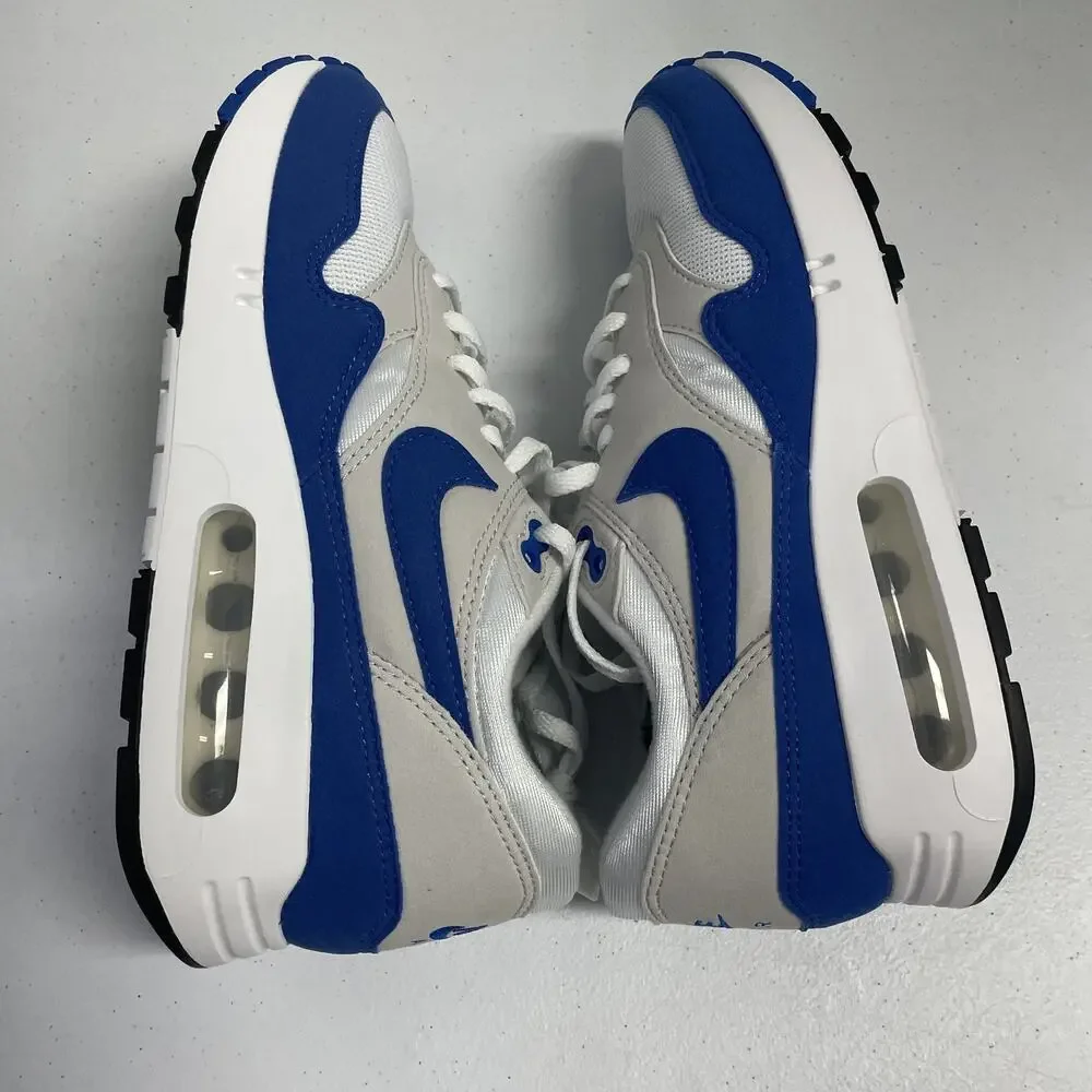 Nike Air Max 1 '86 OG Big Bubble Royal Blue DO9844 101 Size 7.5 Women White